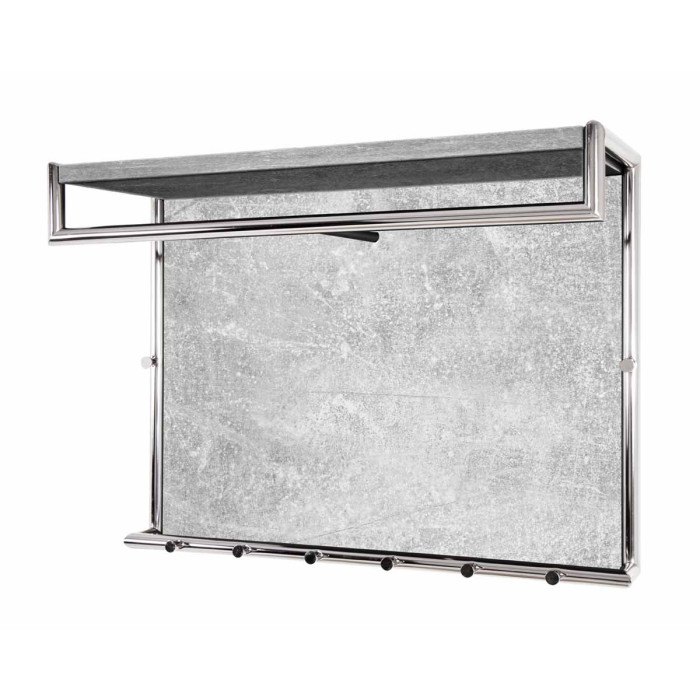 Paris Prix Patère Murale "Enola" 80cm Gris