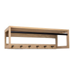 Paris Prix Patère Murale "Slussen" 100cm Chêne & Noir