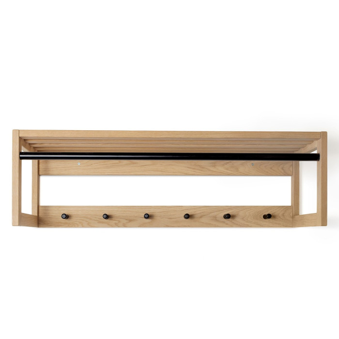 Paris Prix Patère Murale "Slussen" 100cm Chêne & Noir