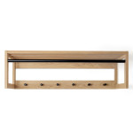 paris prix Patère Murale "Slussen" 100cm Chêne & Noir