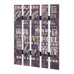 paris prix Patère Murale Vintage "Give" 100cm Violet
