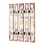 paris prix Patère Murale Vintage "Home" 100cm Beige