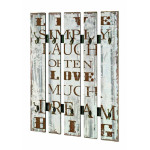 paris prix Patère Murale Vintage "Love" 100cm Bleu