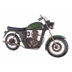 paris prix Patère Murale Vintage "Moto" 96cm Vert
