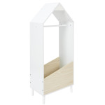 paris prix Penderie Enfant "Maya" 116cm Blanc & Beige