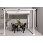Paris Prix Pergola Avec Toit "Lazio" 295cm Blanc