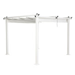 paris prix Pergola Avec Toit "Lazio" 295cm Blanc