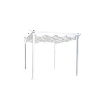 Paris Prix Pergola Avec Toit "Lazio" 345cm Blanc