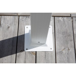 Paris Prix Pergola Avec Toit "Lazio" 395cm Blanc