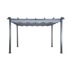 Paris Prix Pergola Avec Toit "Lazio" 395cm Gris