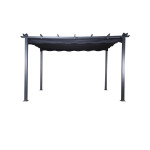 Paris Prix Pergola Avec Toit "Lazio" 395cm Noir