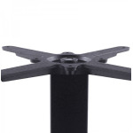 Paris Prix Pied De Table En Métal "Necro" 75cm Noir