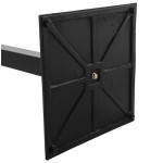 Paris Prix Pied De Table "Hero" 90cm Noir