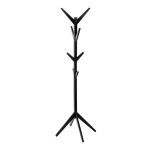 paris prix Porte-Manteaux Bois "Lobo" 178cm Noir