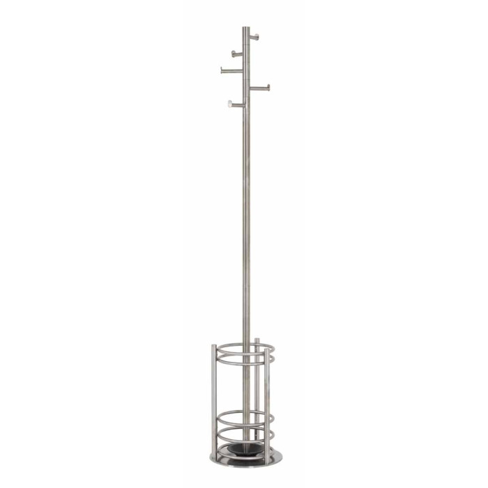 Paris Prix Porte-Manteaux Design "Lino" 180cm Argent