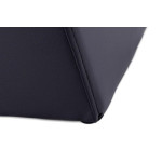 Paris Prix Pouf Carré Design "Cube" 41cm Noir