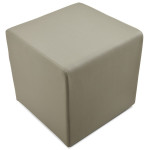 Paris Prix Pouf Carré Design "Parisian" 41cm Gris