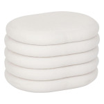paris prix Pouf Coffre Bouclette "Giulia" 59cm Blanc