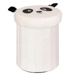 paris prix Pouf Coffre Pliable "Panda" 38cm Blanc
