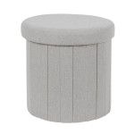 paris prix Pouf Coffre Pliable "Pills" 38cm Gris