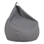 paris prix Pouf de Jardin "Bago" 110cm Gris Foncé
