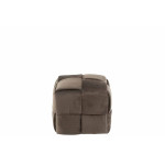 Paris Prix Pouf Design "1 Personne" 42cm Gris Foncé