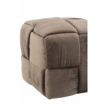 Paris Prix Pouf Design "1 Personne" 42cm Gris Foncé