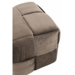 Paris Prix Pouf Design "1 Personne" 42cm Gris Foncé