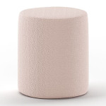 paris prix Pouf Design Bouclé "Moon" 41cm Rose