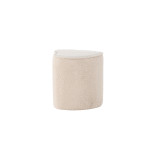 Paris Prix Pouf Design Enfant "Heart" 32cm Beige