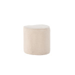 Paris Prix Pouf Design Enfant "Heart" 32cm Beige