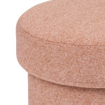 Paris Prix Pouf Design "Tika" 40cm Terracotta