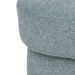 Paris Prix Pouf Design "Tika" 40cm Vert Céladon