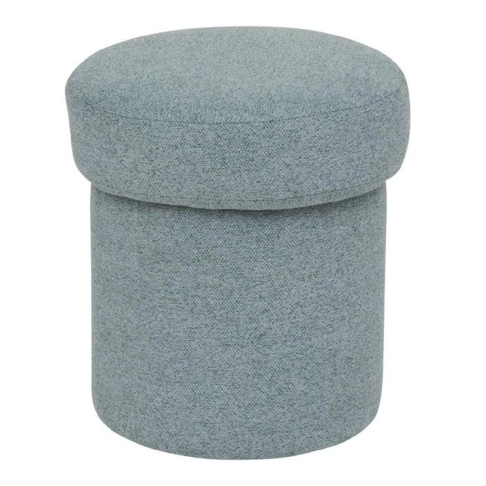 Paris Prix Pouf Design "Tika" 40cm Vert Céladon