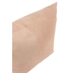 Paris Prix Pouf En Cuir Design "Mélissa" 45cm Rose
