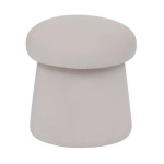 paris prix Pouf en Velours "Noa" 40cm Ivoire