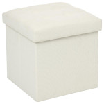 paris prix Pouf Pliable Design "Lysandre" 38cm Beige