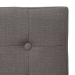 Paris Prix Pouf Pliable Design "Lysandre" 38cm Gris