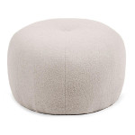 paris prix Pouf Rond Bouclette "Pilou" 55cm Beige