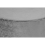 Paris Prix Pouf Rond Déco "Nano" 55cm Gris