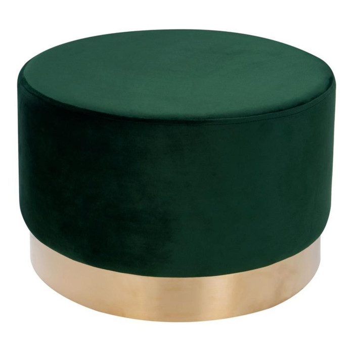 Paris Prix Pouf Rond Déco "Nano" 55cm Vert