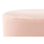 Paris Prix Pouf Rond Design "Gipsy" 46cm Rose