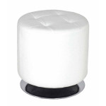 paris prix Pouf Rond Design "Hava" 40cm Blanc