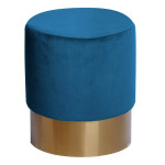 paris prix Pouf Rond Design "Nano" 42cm Bleu