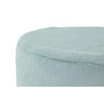 Paris Prix Pouf Rond Design "Nona" 44cm Bleu Clair