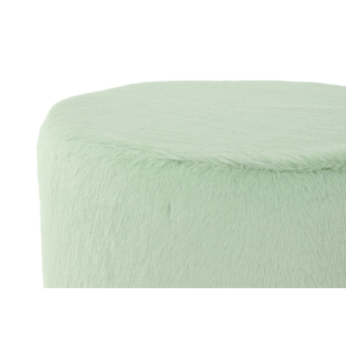 Paris Prix Pouf Rond Design "Nona" 44cm Menthe