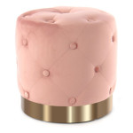 paris prix Pouf Rond Design "Piano" 40cm Rose