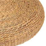 Paris Prix Pouf Rond Tressé "Wonderly" 55cm Beige