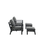 Paris Prix Salon De Jardin "Barcelona" 84cm Noir