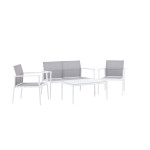 Paris Prix Salon De Jardin "Break" 105cm Blanc